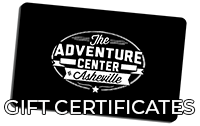 Gift Certificates to the Adventure Center of Asheville